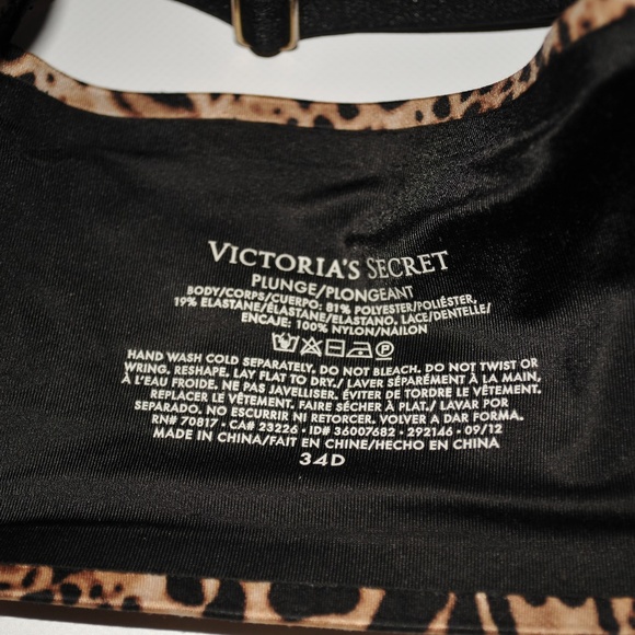 34D Cheetah / Leapard Print Victoria Secrect 7024 - Picture 3 of 3